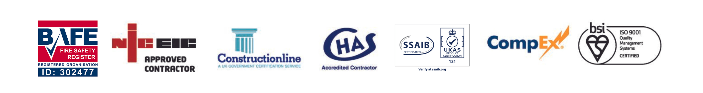 Accreditations Footer