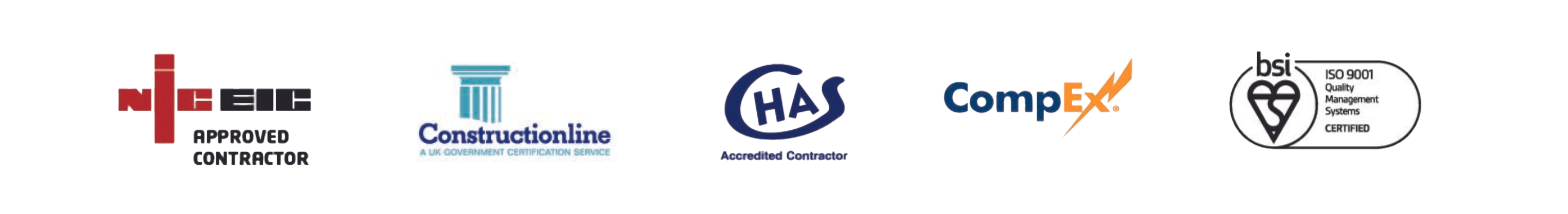 Revised Accreditations Footer Woodward Group accreditation logos